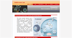 Desktop Screenshot of mathivananlab.org