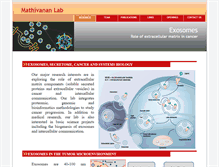 Tablet Screenshot of mathivananlab.org